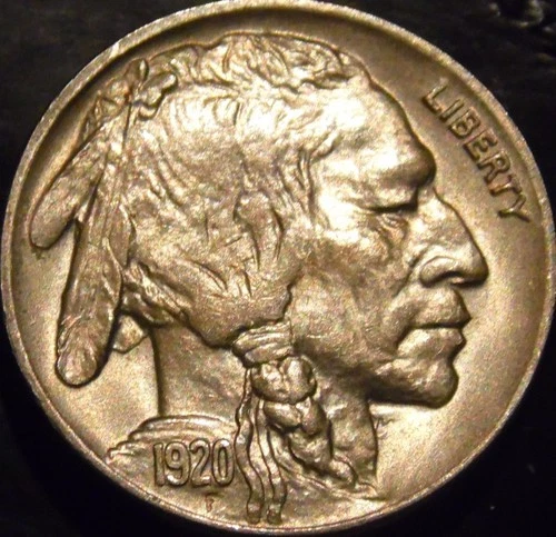 1920-P Buffalo Nickel  Choice/Gem BU Uncirculated Full Horn
