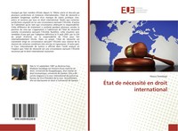 Haoua Savadogo | ÉTat De NéCessité En Droit International | Taschenbuch (2018)