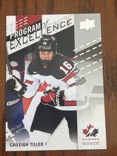 Caileigh Tiller 2025 Team Canada Hockey Program Of Excellence #139