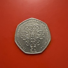 100 years of girl guiding 50p 2010 circulated