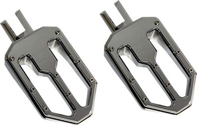 Pro-One Moto V2 Pro Peg Female Mount Driver Footpegs Chrome Harley M8 Softail
