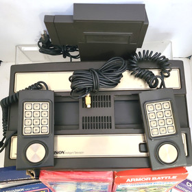 Mattel Intellivision Console 2609 A Bundle, Intellivoice Module, 8 Games, Read