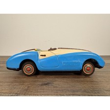 Vintage 1960s Japan Tin Friction Sports Car Toy Working Friction Vehicle