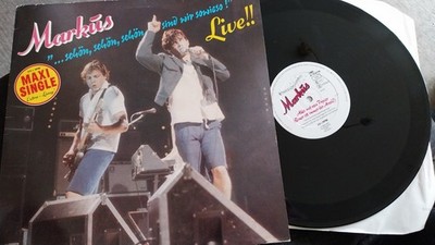 12'' MAXI Markus - Schön sind wir sowieso Live!! / Germany 1982 NDW
