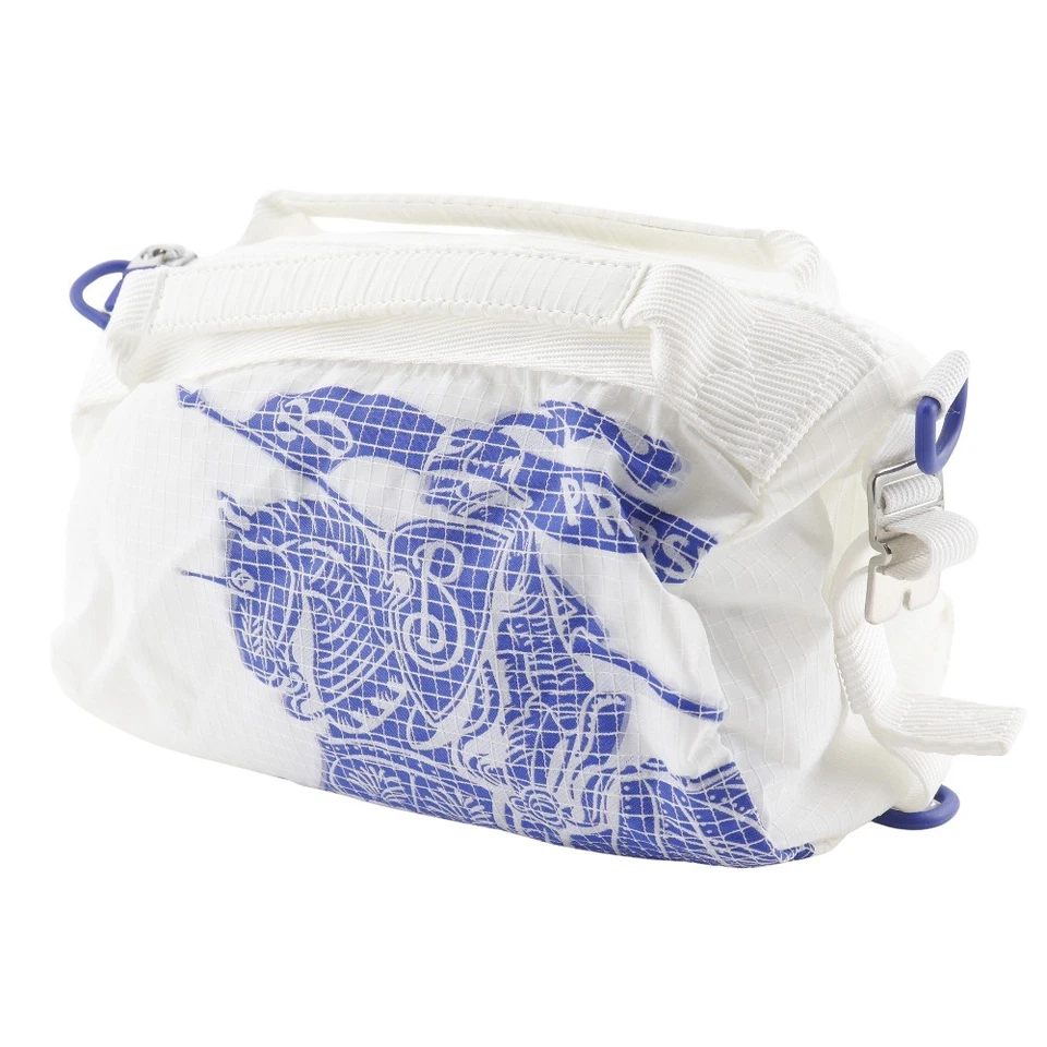 Bolso de Hombro BURBERRY ML Duffle XS 8080796 Bandolera de 3 Vías Blanco Azul... Foto 2 de 4