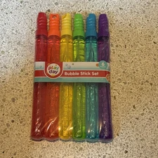 Play day Jumbo bubble sticks/wands  12.5” long, 2 Bubble Sizes In Wand.