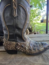 Cody James Natural Hornback Alligator 13 D Bo...