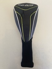 Top Flite Tour Driver Headcover Black Gray Green White Sock NEW