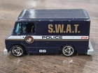 Vintage 1986 Hot Wheels SWAT Police 86 Van Navy Blue