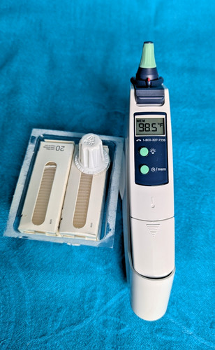 BrAun Ear Thermometer ThermoScan Plus 6013 40 Lens Filters Made in Germany