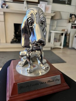 Peterbilt Hound Chome Hood Ornament