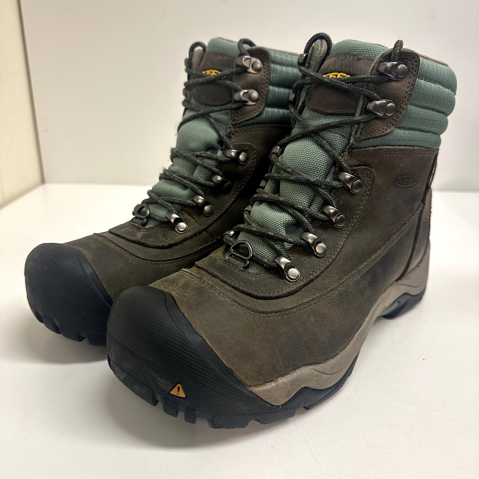 Stivali da neve ECCELLENTI KEEN donna Revel II isolati impermeabili pelle escursionismo 9 5