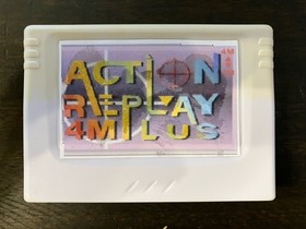 Sega Saturn+Action Replay 4M+4 Games+2 Controllers+Power +A/V Cables All TESTED!