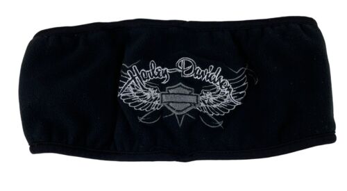 Harley Davidson Womens Black Fleece Ear Warmer Headband - Picture 9 of 11