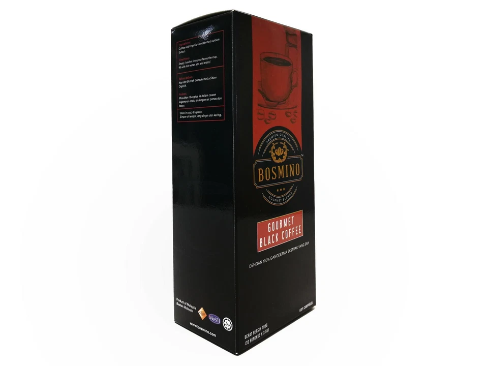 Bosmino 1 Box Ganoderma Coffee Black Coffee Gourmet Free Shipping  - Image 3 of 4