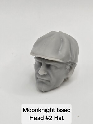 3d Printed MOON KNIGHT ISSAC HEAD#2 1:12 6'' SCALE Joe Classified/Marvel Legends