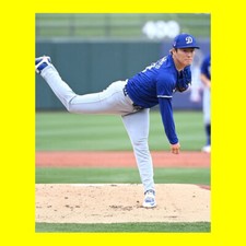 Yoshinobu Yamamoto - Los Angeles Dodgers C1H215 - 8x10 Photo Printed At A Lab