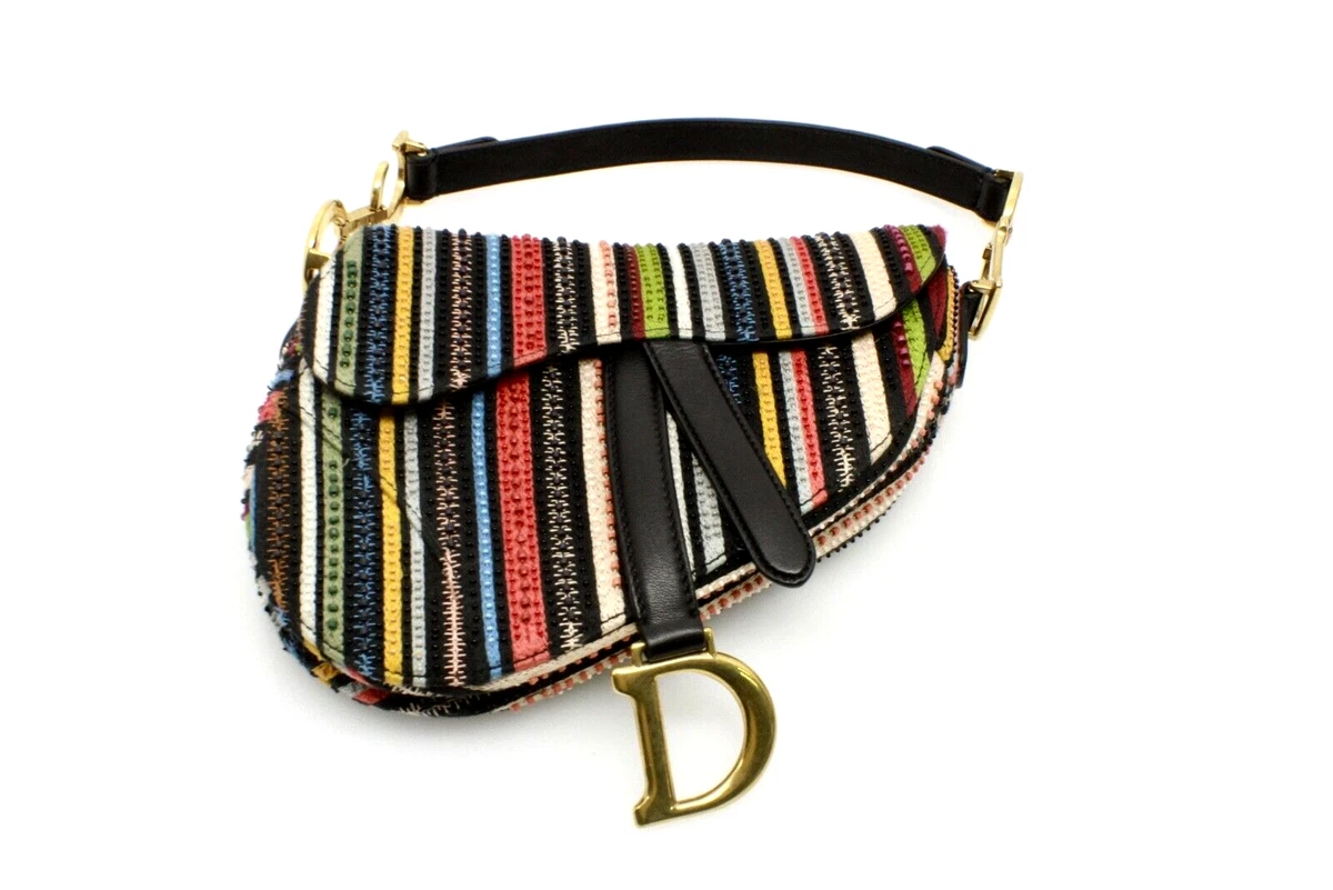 Christian Dior Saddle Beaded Bag