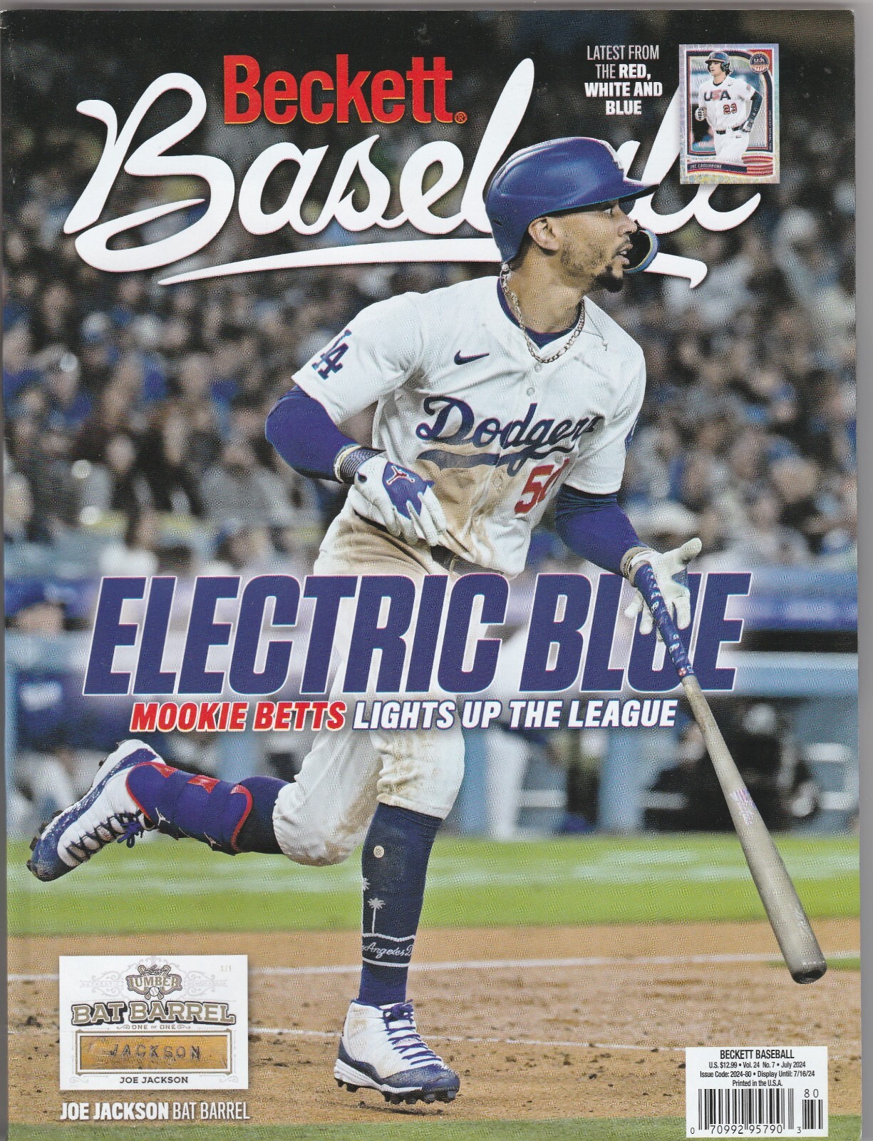 NEW CURRENT BECKETT BASEBALL PRICE GUIDE MAGAZINE, JULY 2024, (MOOKIE
