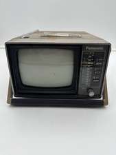 Panasonic Model TR-5091P Portable Analog B&W TV AM/FM Radio Working