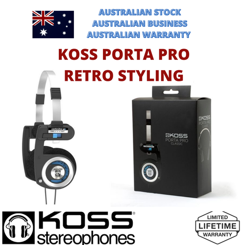 Koss Porta Pro Classic Retro Headphone Upgraded Audio KPPC1 Lifetime
