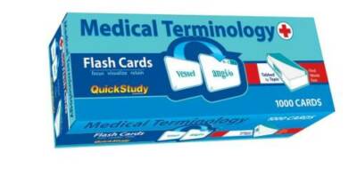 Medical Terminology Flash Cards (Academic) - Cards By BarCharts, Inc. - GOOD