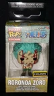 Funko Pocket Pop One Piece Roronoa Zoro HotTopic Exclusive Mint w/Sorter On-Hand