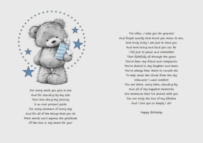 Second Ave Carte D'anniversaire Inscription Husband I Love You