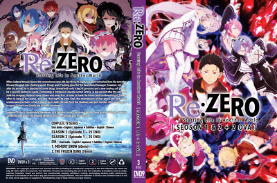 DVD ENGLISH DUBBED Re:Zero Starting Life In Another World DVD ENGLISH DUBBED Re:Zero Starting Life In Another World