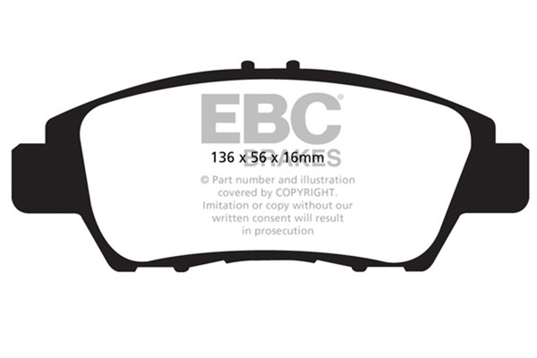 Ebc Brakes DP22041 Greenstuff 2000 Sport BremsbeläGe FüR 09-18 CR-Z-image