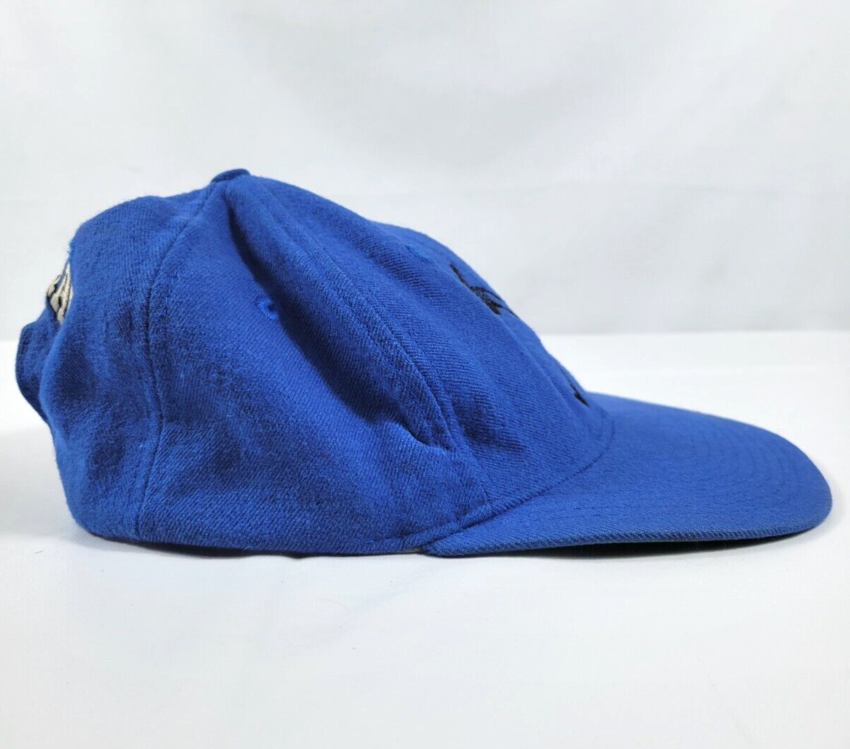 SHAQ Reebok ストライプパンツ 青　swag オーバーサイズ　b系 Vintage 90s Reebok Shaq Attaq Shaquille O'Neal Snapback Hat Blue
