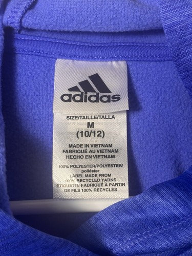 NIKE DRI-FIT Size M (10-12) Boys Front Pocket Fleece Lined Athletic Hoodie 989 - Picture 2 of 4