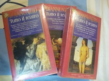 TUTTO IL TEATRO D' ANNUNZIO 3 VOLUMI SENZA COFANETTO