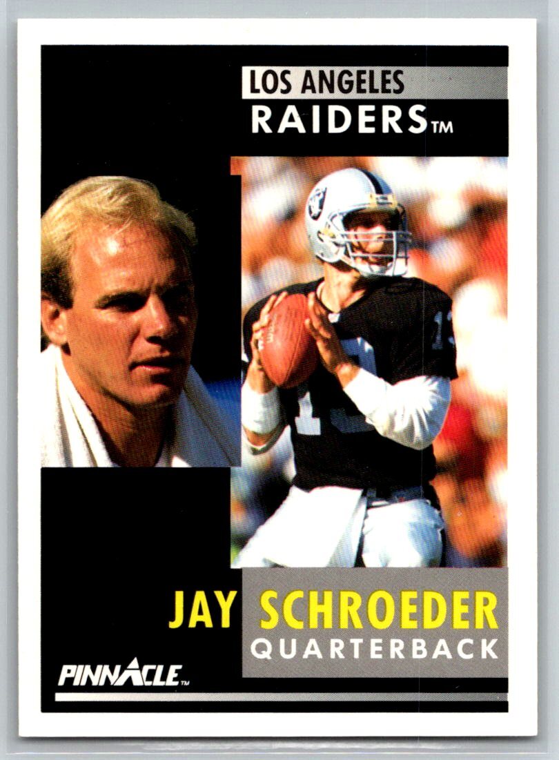 1991 Pinnacle #10 Jay Schroeder