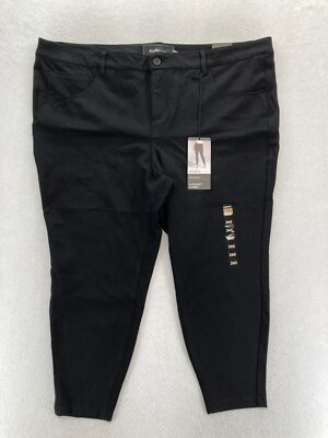 Torrid Studio All Nighter Skinny Pants Women's Plus 26 Short Black Stretch NWT