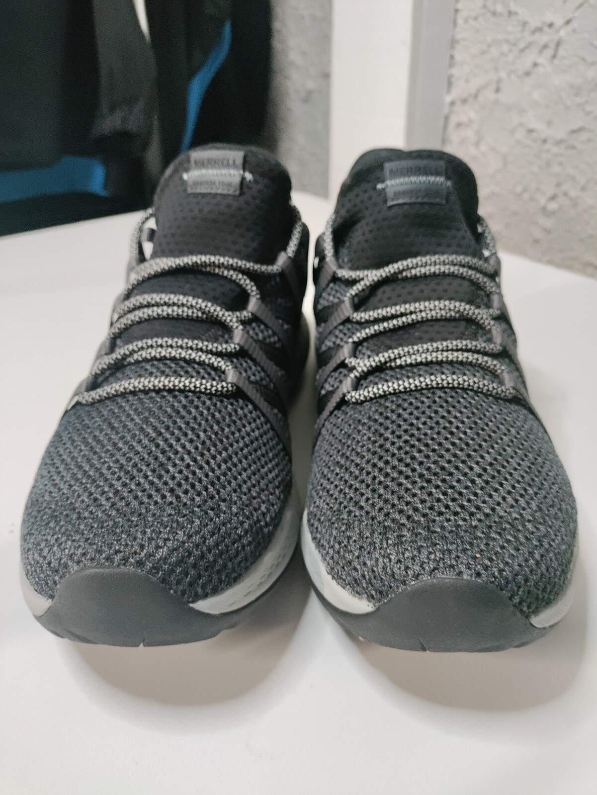 Scarpe da donna nere grigie Merrell Bravada taglia 11 J135582 grigio trail running