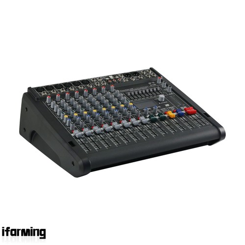 PM600-3 Audio Power Mixer Mixing Console+Power Amp for Dynacord DJ Stage - Picture 2 of 9