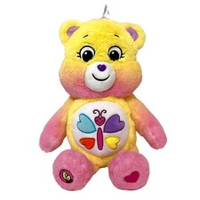 Care Bears Calming Heart Bear 14" Butterfly Hearts Sunny Happy Smiling Face