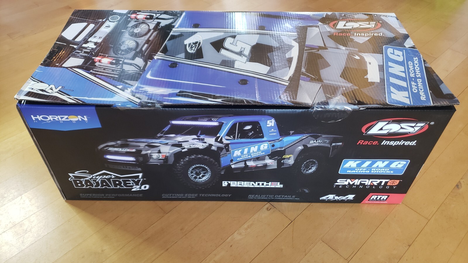 Losi Super Baja Rey 2.0 1/6 RTR Desert Truck 8S Brushless RC - New in Sealed Box - La Paz County