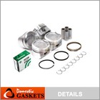 Pistons and Rings fit 98-08 Toyota Pontiac 1.8L Dohc 1Zzfe
