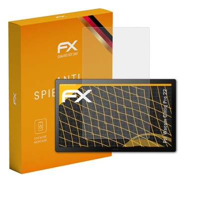 atFoliX 2x Displayfolie für Wacom Cintiq Pro 22 Schutzfolie matt&stoßfest Folie