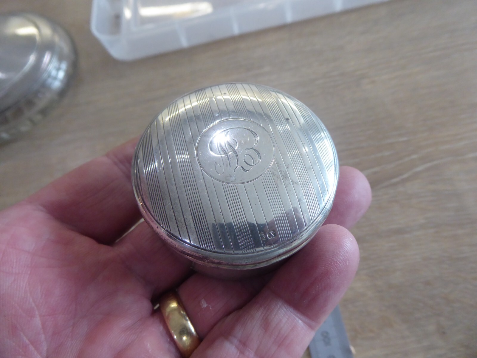 VINTAGE SOLID STERLING SILVER PILL BOX DATES C1922 eBay