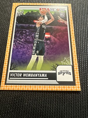 2023-24 NBA Hoops Haunted ORANGE Rookie Victor Wembanyama #282