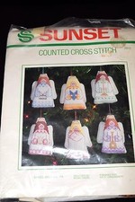 Sunset Counted Cross Stitch Angel Orchestra Kit 2915 NEW
