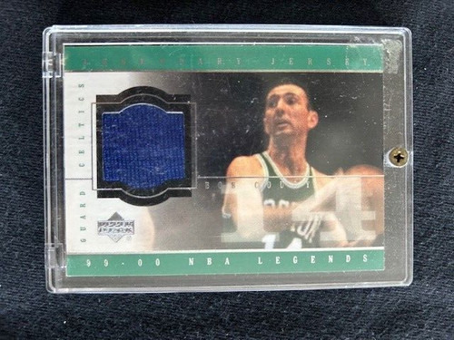 Bob Cousy #BC-J — 1999 Upper Deck Legends Legendary Jersey basketball card