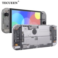 For Nintendo Switch OLED Clear Replacement Full Housing Shell DIY Repair Parts