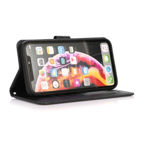 Custodia portafoglio rimovibile in pelle flip cover per iPhone 16e/15/14/13/12/11 XR SE 8 - Foto 16 di 38