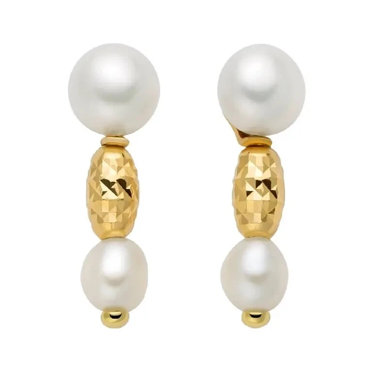 MILUNA ORECCHINI  PEPITE DI PERLE  REFERENZA PER2794G  GARANZIA UFFICIALE - Immagine 2 di 3