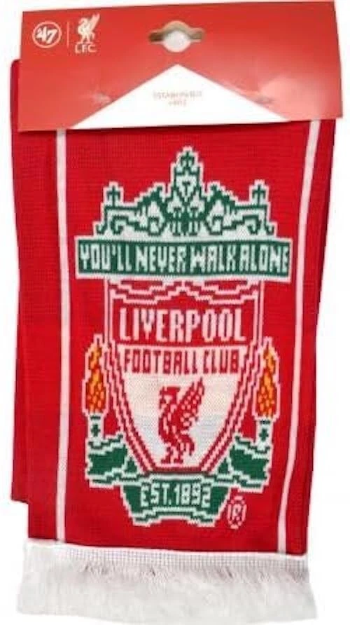 Official Liverpool FC Scarf - Red & White - "You'll Never Walk Alone" - Est. 189 - Image 3 of 3