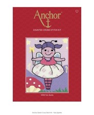 BRAND NEW ANCHOR STARTER CROSS STITCH KIT FAIRY SPARKLE
